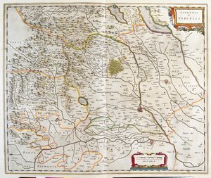 アムステルダム、ウィレム・ブラウ作『Theatrum Orbis Terrarum, sive Atlas Novus』所収、イタリア、ピエモン 作： Willem Blaeu