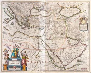 トルコ帝国、ウィレム・ブラウ著『Theatrum Orbis Terrarum, sive Atlas Novus』（アムステルダム）所収 作： Willem Blaeu