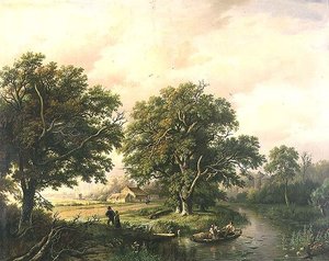 川の風景 作： Willem Bodeman