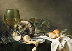 静物 作： Willem Claesz. Heda