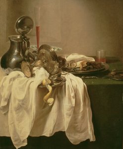 静物（キャンバスに油彩） 作： Willem Claesz. Heda