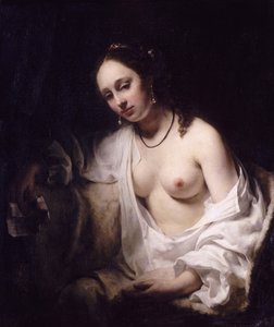 ダビデ王の手紙が入ったバトシェバ、1654年 作： Willem Drost