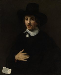 男の自画像の肖像、1653年または1655年。 作： Willem Drost