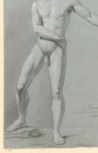 正面から見た立位男性裸体 (3等賞 1810) 作： Willem Grebner