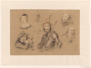 ドン・キホーテのフィギュア 作： Willem Hendrik Schmidt