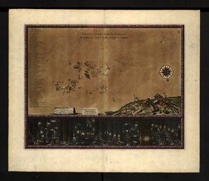 ヴィエリチカ岩塩坑の地図 作： Willem Hondius