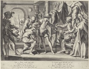 オランダのウィリアム 3 世伯爵が廷吏の斬首を命じる Thronus Justitiae (シリーズタイトル)