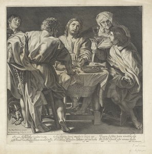 エマオでの食事 作： Willem Isaacsz. van Swanenburg
