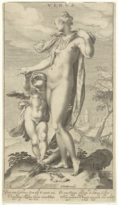 ヴィーナスとキューピッド 金星（オブジェクトのタイトル） パリスの審判（シリーズタイトル） 作： Willem Isaacsz. van Swanenburg