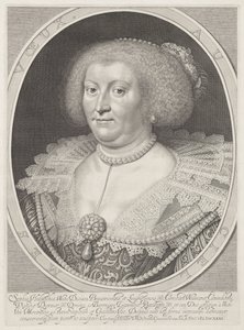 ブランズウィック＝ヴォルフェンビュッテルのソフィア・ヘドヴィヒの肖像 作： Willem Jacobsz Delff