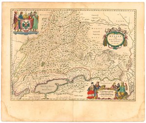 ロシアの地図：Old World ...、1645