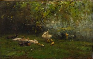 アヒル天国 作： Willem Maris