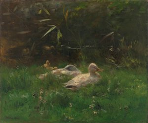 アヒル 作： Willem Maris