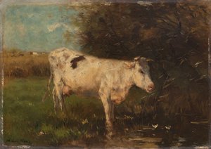 白牛 作： Willem Maris