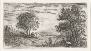 丘の風景 作： Willem Matthias Jan van Dielen