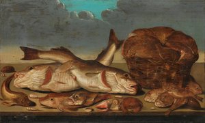 魚のある静物