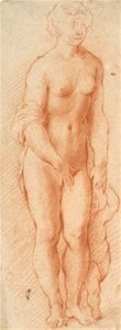 ヴィーナスとキューピッド。 ゲオルグ・ペテルの彫刻群が右半分を向いているのが見える 作： Willem Panneels