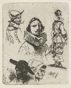 兵士とおばあさんの学習シート 作： Willem Pieter Hoevenaar