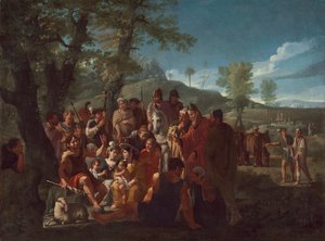 洗礼者聖ヨハネの説教 1665年頃 作： Willem Reuter