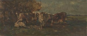 天の川 作： Willem Roelofs (I) (signed by artist)