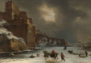 冬の城壁 冬の城壁 作： Willem Schellinks