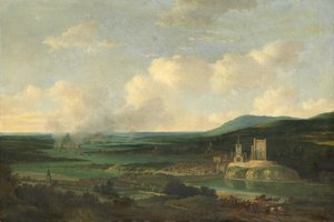 メドウェイ川におけるイギリス艦隊の焼却（1667年6月） 作： コルネリス・サフレベン