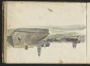 聖エウセビウス教会のあるアーネムの眺め 作： Willem Troost (II)