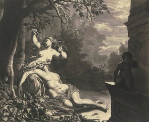 ピラミッドとシスビー 作： Willem Van Mieris