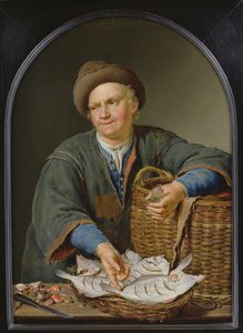 魚売り 作： Willem Van Mieris