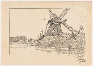 水辺の製粉所 作： Ludwig Willem Reymert Wenckebach