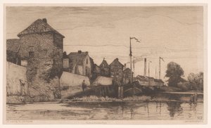 Leerdam の港 (オブジェクトのタイトル) 作： Willem Wenckebach