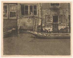 ドルドレヒトのフォール通り 463、465、467 の背面ファサード 作： Willem Arnoldus Witsen