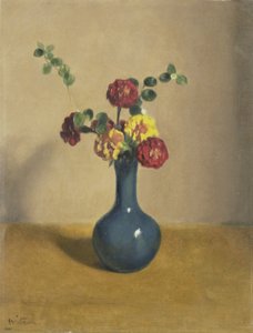 青い花瓶のアフリカ人 作： Willem Arnoldus Witsen