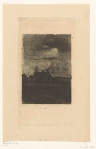 夜の農場 作： Willem Arnoldus Witsen