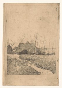 夜の農場 作： Willem Arnoldus Witsen