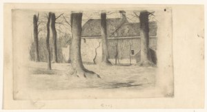 家の近くの木 作： Willem Arnoldus Witsen