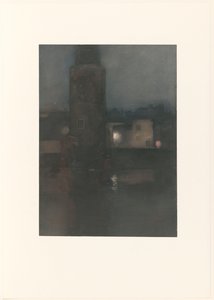 夜のアムステルダムのモンテルバーンストーレン 作： Willem Arnoldus Witsen
