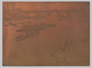 テムズ川の船 作： Willem Arnoldus Witsen
