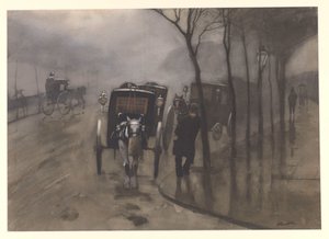 待っている馬車、ロンドン