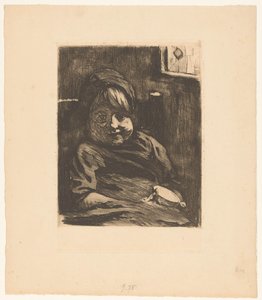 昼寝をしている子供 作： Willem Arnoldus Witsen