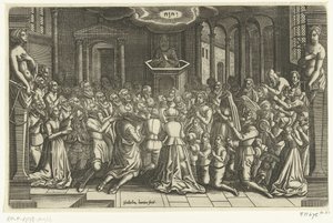 ライデンの救援に感謝、1574年 包囲と救済の間のライデン、1574年（シリーズタイトル） 作： Willem de Haen