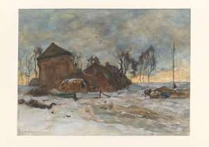 冬の風景 作： Willem de Zwart