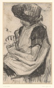 左に座っている女の子 作： Willem de Zwart