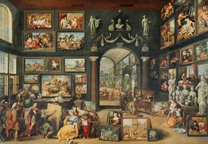 アペレスのスタジオ 作： Willem van II Haecht