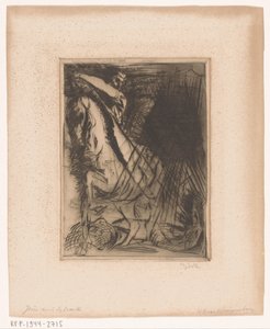 聖ジョージとドラゴン 作： Willem van Konijnenburg (signed by artist)