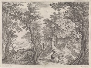 バラムとロバ イタリアの風景（連載タイトル） 作： Willem van Nieulandt (II)