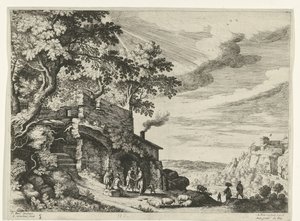 廃墟の羊飼い イタリアの風景（連載タイトル） 作： Willem van Nieulandt (II)