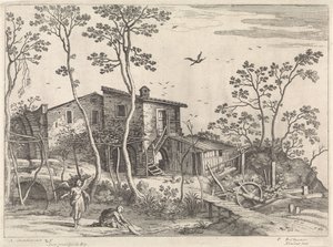 トビアスと天使のいる風景 イタリアの風景（連載タイトル） 作： Willem van Nieulandt (II)