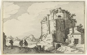 ローマの遺跡 ローマ時代の遺跡と海岸の風景 (シリーズ 1) (シリーズ タイトル) 作： Willem van Nieulandt (II)
