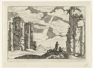 カラカラ浴場跡 ローマの遺跡 (シリーズ 2) (シリーズのタイトル) 作： Willem van Nieulandt (II)